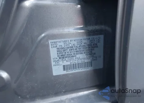 2017 Nissan Sentra Sv из США, поврежденный, VIN 3N1AB7AP4HL640412